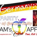 German National Day Adams Apple Club