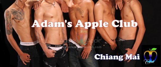 Adams Apple Club Go Go Dancer Banner