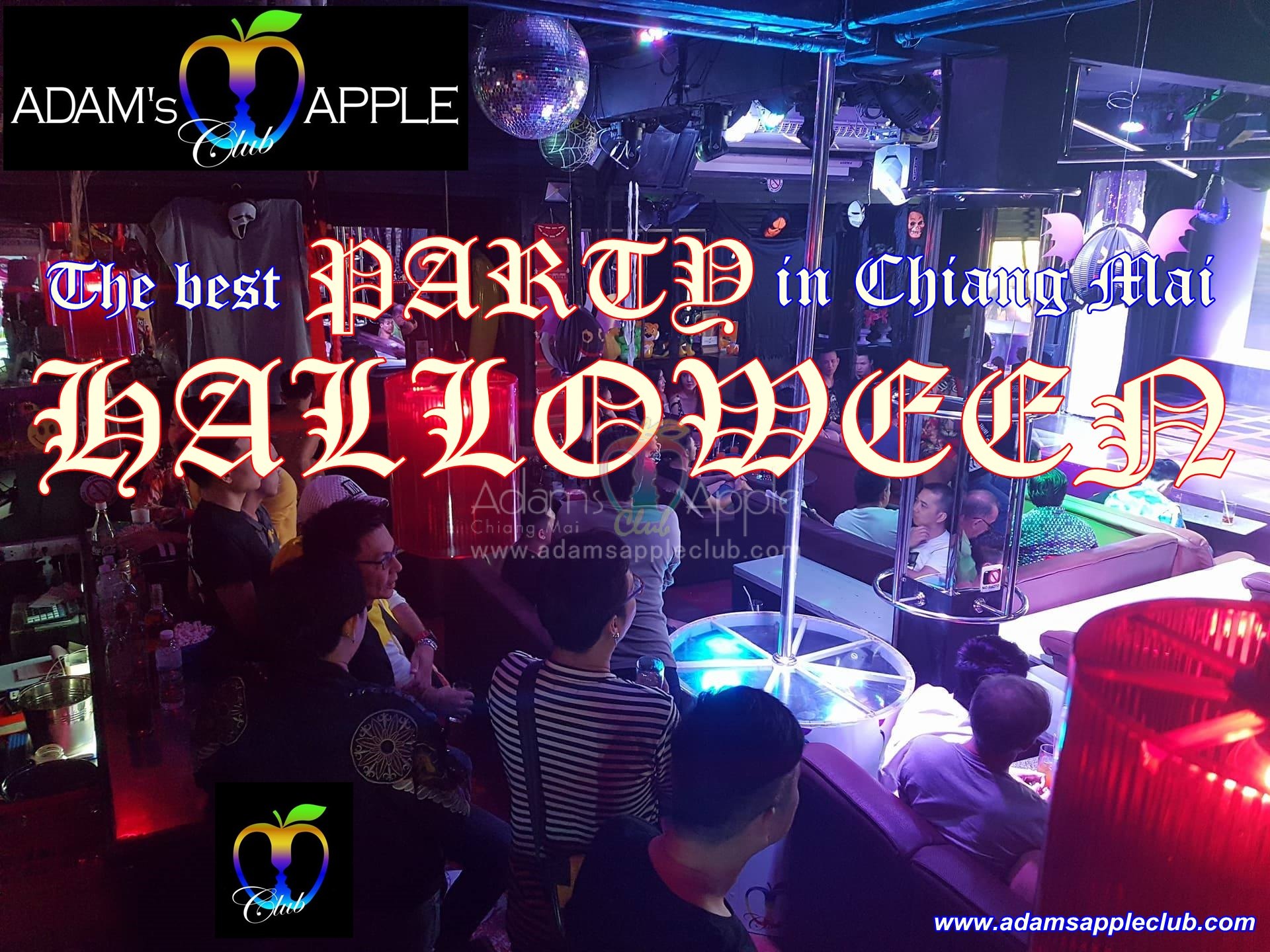Best HALLOWEEN Party Adam’s Apple Club Chiang Mai