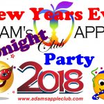 New Years Eve Party Adams Apple Club
