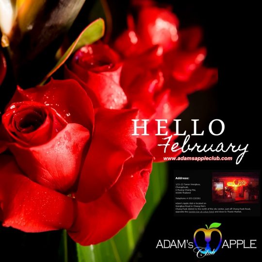 Hello February Adams Apple Club
