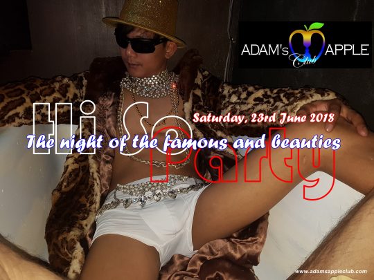 HI-SO Party Adams Apple Gay Club Go Go Bar