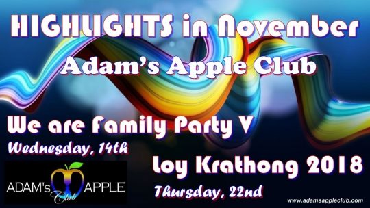 Highlights in November Adams Apple Club