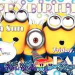 Happy Birthday Party Mama Sun Adams Apple Club