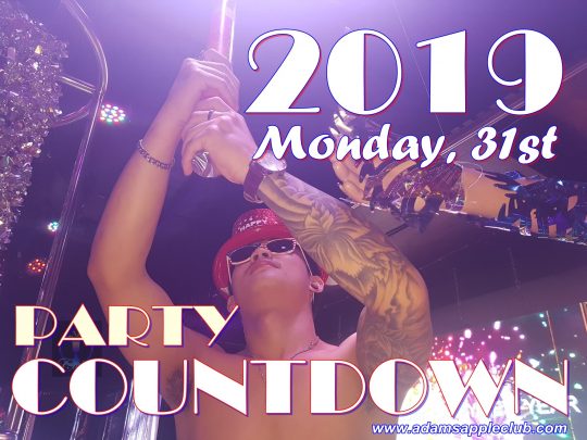 Countdown 2019 Adams Apple Club Chiang Mai