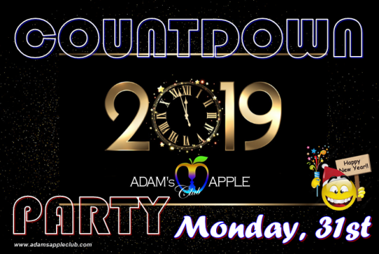 Countdown 2019 Adams Apple Club Chiang Mai