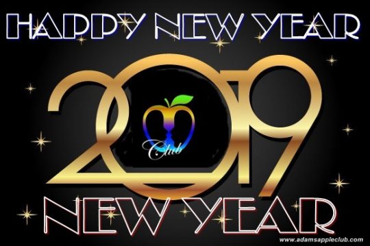 Happy New Year 2019 Adams Apple Club Chiang Mai