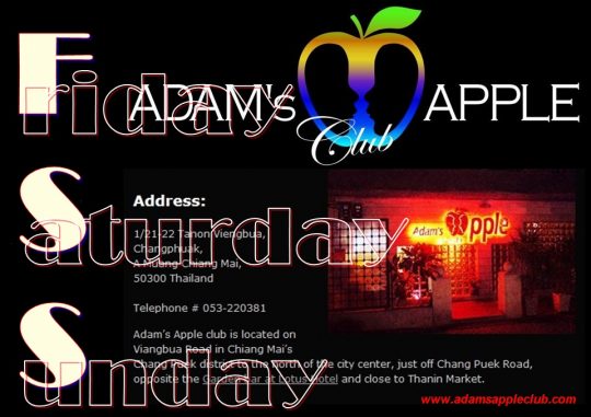 Adams Apple Club Weekend Chiang Mai