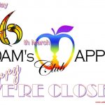 16. March Adams Apple Club we are closed