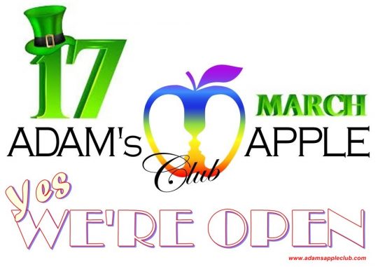 Adams Apple Club OPEN 17th March