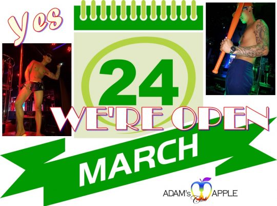 24th March Adams Apple Club open