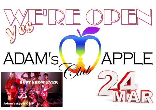 24th March Adams Apple Club open