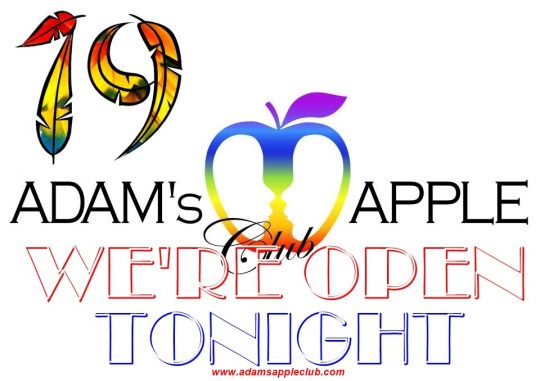 Adams Apple Club OPEN tonight 19th