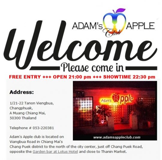 Welcome to Adams Apple Club Chiang Mai
