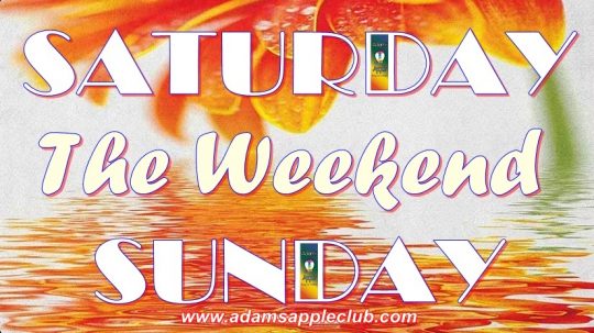 Awesome Weekend SATURDAY SUNDAY Adams Apple Club CNXAwesome Weekend SATURDAY SUNDAY Adams Apple Club CNX