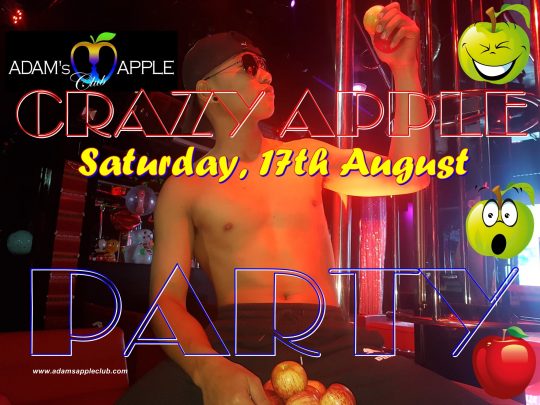 Crazy Apple Party in our Host Bar