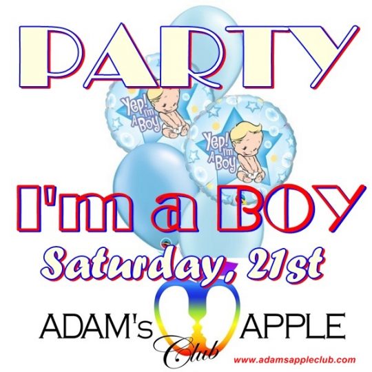 I'm a BOY Party Adams Apple Club