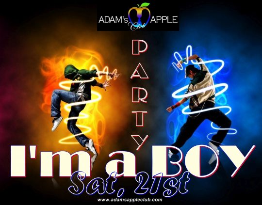 I'm a BOY Party Adams Apple Club