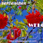 WELCOME OCTOBER 2019 Adams Apple Club