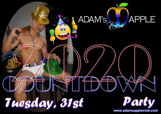 Countdown Party 2020 Adams Apple Club