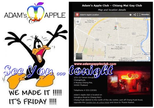 Friday Night Adams Apple Club Chiang Mai