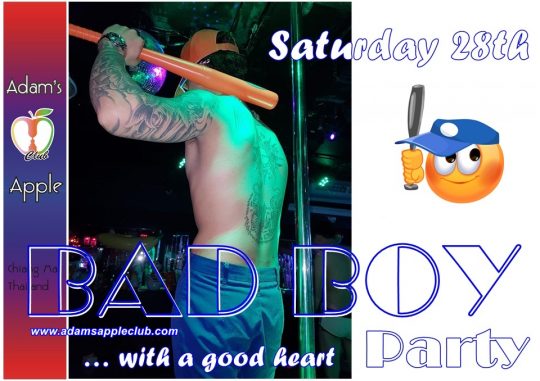 Bad Boy Party Adams Apple Club Gay Bar Chiang Mai