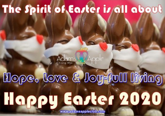 Happy Easter 2020 Adams Apple Club
