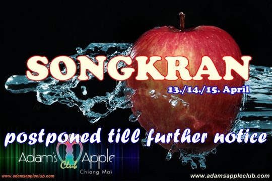 Songkran 2020 Adams Apple Club