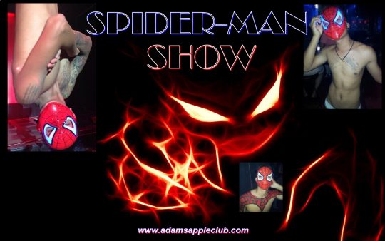 SPIDER-MAN Show from Adams Appel Gay Club Chiang Mai