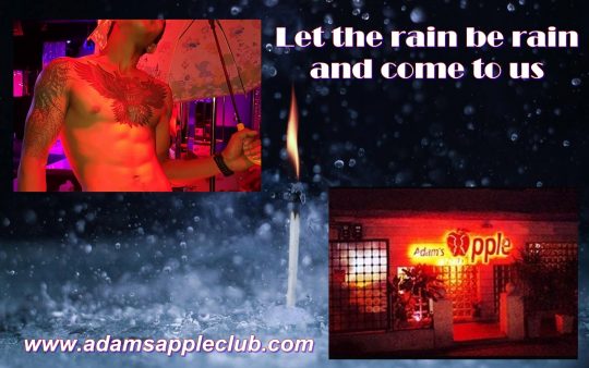 Ignore the rain Adams Apple Gay Club Chiang Mai