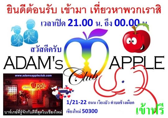 Gay Bar Chiang Mai Adams Apple Club Thailand