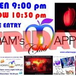 FRIDAY! Time for Adams Apple Club Adult Entertainment See YOU tonight @ Adam’s Apple Club. Don’t miss the hottest Boys in town!