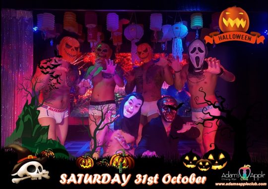 On Halloween 2020 Things to do Adam's Apple Club Chiang Mai Adult Entertainment Go-Go Bar Nightclub Liveshow Ladyboy Cabaret
