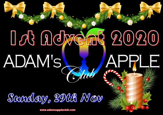 1st Advent 2020 Adamd Apple Club Chiang Mai Adult Entertainment Gay Host Bar Nightclub with Ladyboy Liveshows Cabaret Kathoy