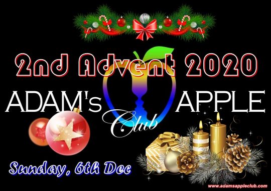 2nd Advent 2020 Adamd Apple Club Chiang Mai Adult Entertainment Gay Host Bar Nightclub with Ladyboy Liveshows Cabaret Kathoy