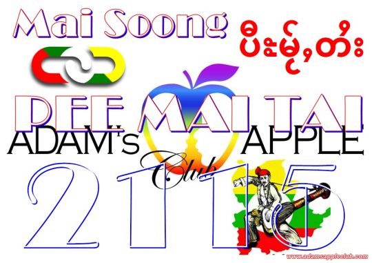 Tai New Year 2115 (2020) coming soon on 14/15 December Mai Soong PEE MAI TAI 2115 Adams Apple Club Chiang Mai Adult Entertainment Nightclub