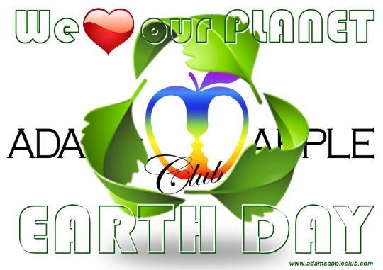 Earth Day 2021 - We love our planet Adams Apple Gay Club Chiang Mai Host Bar Adult Entertainment Nightclub Ladyboy Liveshow Asian Boys Go-Go Bar
