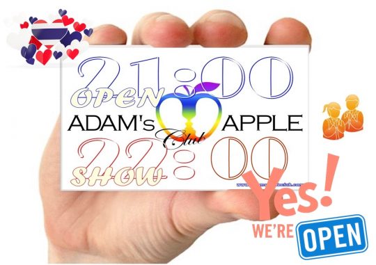 YES we are OPEN Adam’s Apple Club Chiang Mai Nightclub Gay Bar We’re still here for YOU Adult Male Entertainment men entertain men Go-Go Bar Gay Life LGBTQ