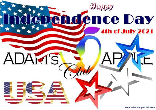 Independence Day 2021 Adams Apple Club Chiang Mai Nightclub Adult Entertainment gay Club and Host Bar with Ladyboy Cabaret Liveshows