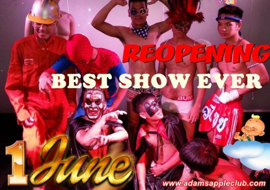 Re-opening Adams Apple Gay Club Chiang Mai Thailand Host Bar Are YOU ready for a NEW BEGINNING We LOVE to entertain YOU! LGBTQ
