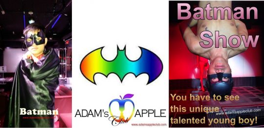 Batman Performance Adams Apple Club Chiang Mai Gay Bar Thailand Stunning, unique, exciting … just amazing and only in our Host Bar