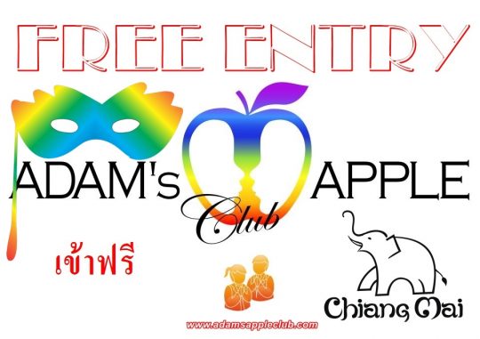 FREE ENTRY Nightclub Adam's Apple Club in Chiang Mai OPEN every Night 9:00 PM and our amazing unique Show START every Night 10:00 PM.