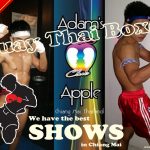 MUAY THAI Boxer Adams Apple Club Chiang Mai Don’t miss the hottest “MUAY THAI Boxer Show” in town @ Adams Apple Club Chiang Mai.