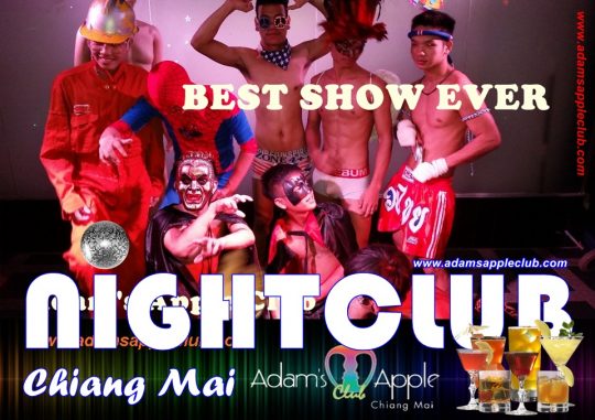 NIGHTCLUB Chiang Mai Adam's Apple Club Thailand. Our recommendation of what to do after dinner to have an unforgettable evening!
