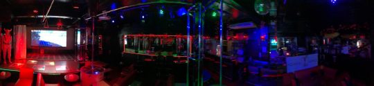 Inside view of Adams Apple Club Chiang Mai in Thai Gay Bar Thailand wit Ladyboy Cabaret and Adult Entertainment
