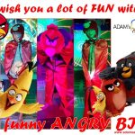 Angry Bird performance Adams Apple Club Chiang Mai, Thailand. Angry Bird Show unique and amazing only in our Show Bar