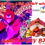 Angry Bird performance Adams Apple Club Chiang Mai, Thailand. Angry Bird Show unique and amazing only in our Show Bar