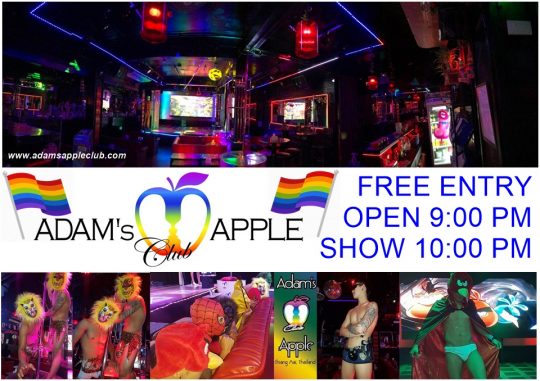 Live Show Chiang Mai at Adam's Apple Club gay friendly Venue ... hip, trendy and popular Show Bar in the North of Thailand