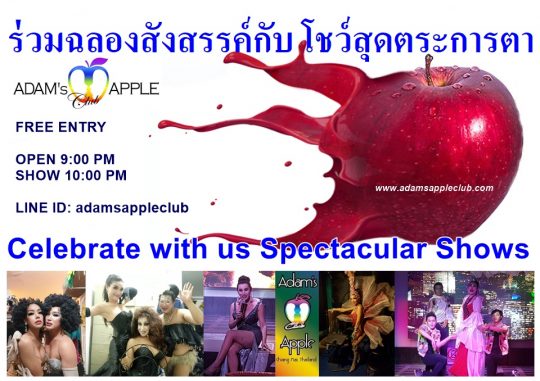 Spectacular Show Chiang Mai Adam's Apple Club gay friendly Venue. OPEN every Night 9:00 PM and our Show START every Night 10:00 PM.
