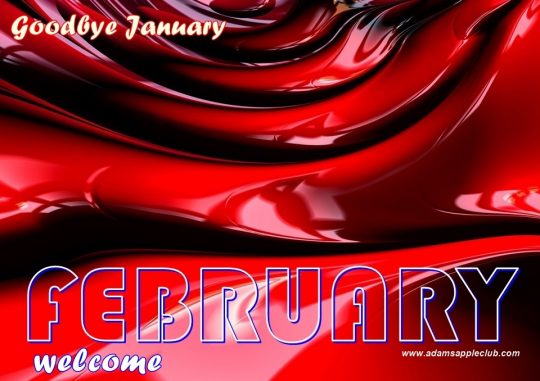 Welcome FEBRUARY 2023 Adam's Apple Club Chiang Mai. We wish our friends all over the world a nice month of February.
